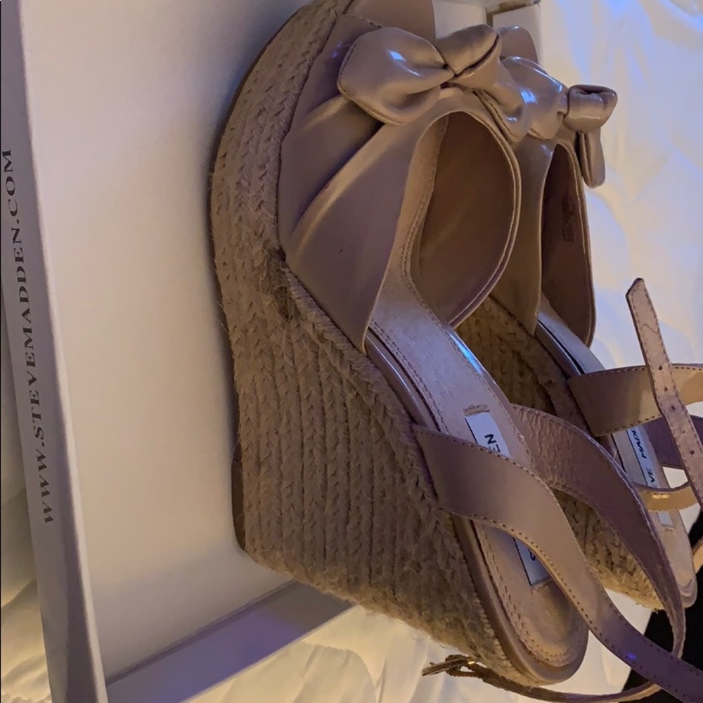 Wedge Blush color Steve Madden